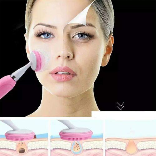 Homeroye 4-in-1 Sonic Vibration Beauty Meter & Facial Cleansing Brush | جهاز هوميروي ٤ في ١ للتنظيف والتدليك بالاهتزاز الصوتي