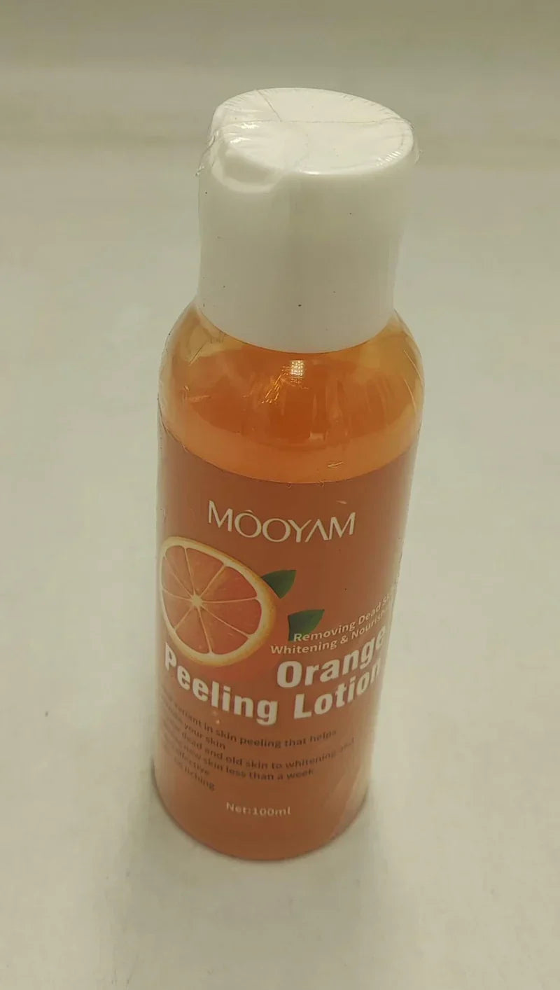 Mooyam Orange Peeling Lotion – Skin Brightening & Exfoliating (100ml) | لوشن مويام بتقشير البرتقال – لتفتيح وتجديد البشرة (١٠٠ مل)