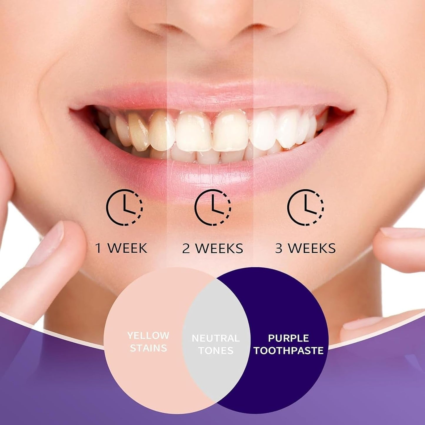 Jaysuing Purple Teeth Whitening Toothpaste ORIGINAL FREE HOME DELIEVERY ALL OVER UAE